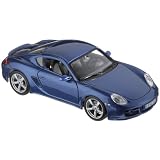 2006 Porsche Cayman S diecast model car 1:18 scale die cast by Maisto - Blue 31122