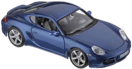 2006 Porsche Cayman S diecast model car 1:18 scale die cast by Maisto - Blue 31122