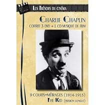 Charlie Chaplin - Coffret 3 DVD + 1 CD : 9 courts-métrages (1914-1915) et The Kid + 1 CD musique de film