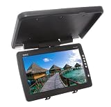 Absolute PFL157IRB 15 Inch Swivable TFT/LCD Flip Down Monitor High Resolution Built-In IR Transmitter and Full Function Remote Control (Black)