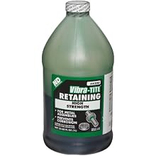 Vibra-TITE 542 Green High Strength Large Gap Anaerobic Retaining Compound, 1 liter Jug