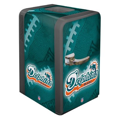 Miami Dolphins Refrigerator - Portable Fridge