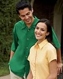Mens Barbados Textured Camp Shirt