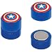 Captain America Magnetic Plug Earrings Set