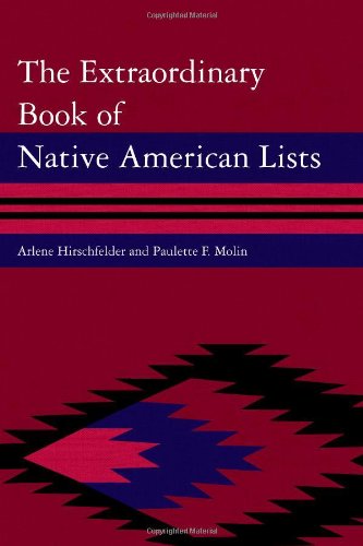 The Extraordinary Book of Native American Lists, by Arlene Hirschfelder, Paulette F. Molin