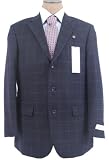 Emanuel Ungaro Mens 3 Button Navy Blue Wool Sport Coat / Blazer / Jacket - Size 41R