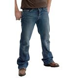 LUCKY Brand Jeans Denim Long Bootleg Lowrise 31 regular Medium Wash Mens by Lucky Brand
