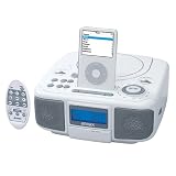 Jensen iPod Docking System with CD- White