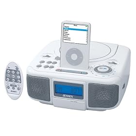 Jensen iPod Docking System with CD - White by Jensen
