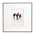 Demi Double Matted Metal Frame - Black (11x11")