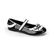 Cute Ballet Flat Black Patent Womens Shoes Sexy French Maid Costume Shoe