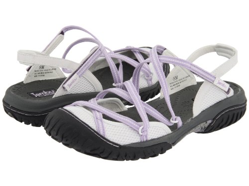 Jambu Sandals Jambu Women's Water Diva Vegan Slingback Sandal,White,11 M US