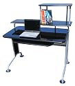 Orispace  Glass Top University Computer Workstation