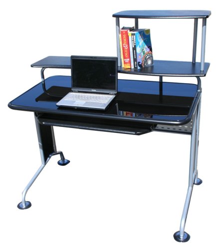 External hard drive:Orispace  Glass Top University Computer Workstation