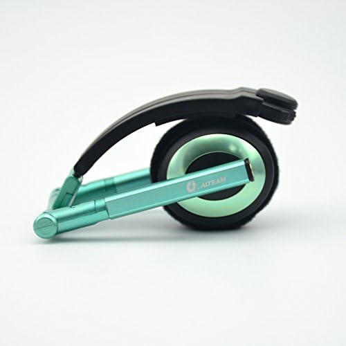 ALTEAM P23 Lightweight Headband Headphones On-Ear Folding headphones Color aluminum housing,with 34 mm Driver, for iPhone 6, 6 Plus, 5S, 5C, 5, 4S, 4 / iPad 4, 3, 2, 1, Mini, Air (Retina Display models) / iPod Touch, Nano, Shuffle, Classic / Samsung Galaxy S5, S4, S3, Note 4, Note 3, Note 2 / Other Android Smartphones - Motorola, Google Nexus, HTC, Sony, Nokia / Tablets & MP3, MP4 Players (3 Different Size Ear Inserts / Retail Packaging),Uses 3.5mm jack --Green