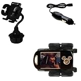 Disney Mix Max DS19013 Car Cup Holder with Car Charger - Uses Gomadic TipExchange