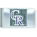 Stainless Steel MLB Colorado Rockies Money Clip