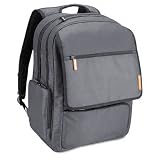 Samsill Microsoft Business Casual Laptop Backpack, Holds 15.4 Notebook, Nylon - Same Day Shipping (orders by 3 pm), Next Day Delivery (in most cases)
