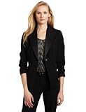 Jones New York Women’s Novelty Tuxedo Jacket, Black, 8