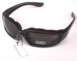 Birdz Oriole Motorcycle Padded Glasses Smoked Anti Fog Foam Padding on the Entire Inside of the Glasses