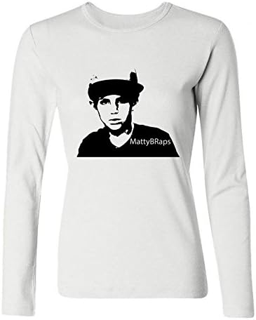 ChaoQT Women's Matty BRaps Art Logo Long Sleeve T-shirts