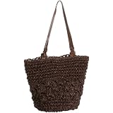 Magid Crocheted Corn Husk Tote