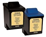 Office 66 Remanufactured Replacement for Dell Series 1 (T0529/T0530) Black and Color 2-Pack (Combo) Inkjet Cartridge