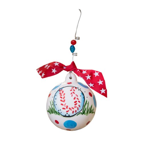 Glory Haus Play Ball Ornament, 4 by 4-Inch Glory Haus Play Ball Ornament, 4 by 4-Inch