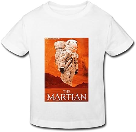 FUNSHINBABY Kid's Toddler 2015 Movie Martian Relief Posters Age 2-6 T-shirt White 2 Toddler