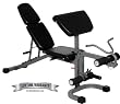 EF Fitness FID Weight Bench with Arm Curl and Leg Developer EF-4418