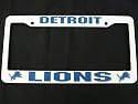 License Plate Frame Detroit Lions