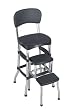 Retro Chair/Step Stool - Black By Cosco