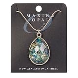Review Puckator  / Marine Opal Pendant-Teardrop Snake Chain