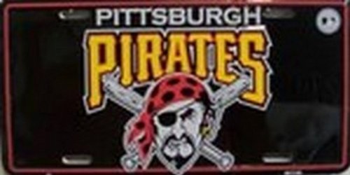 Pittsburgh Pirates MLB Baseball License Plate Plates Tags Tag auto vehicle car front