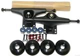 HAVOK Skateboard TRUCKS,WHEELS,BEARINGS,GRIP Pkg Pro Bl
