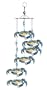 Sunset Vista Designs Kathy Hatch Great Outdoors Land and Sea Collection 18" Garden Wind Chime - Blue Crab