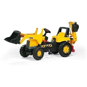 Rolly JCB Tractor with Frontloader and Rear Excavator