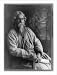Historic Print (L): [Rabindranath Tagore, three-quarter-length portrait, seated, faci...