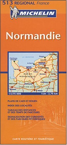 City Travel Guides Discounted   : Normandie (Michelin Regional Maps)