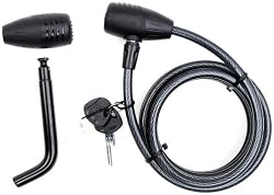 Hollywood Racks LPCS-2 Locking Hitch Pin and Security Cable (2-Inch Receiver))