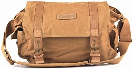 Valufoto Caden F2 canvas DSLR/Mirrorless Shoulder Camera Bag Light Brown