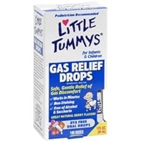 Little Tummys Gas Relief Drops, Natural Berry Flavor, 100 Doses 1 fl oz (30 ml)