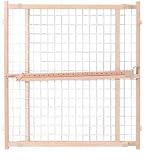 Evenflo Position & Lock Plus Gate, Clear Wood/White Mesh, Part No. G662 (Product Group: Pet Accessories / Gates)