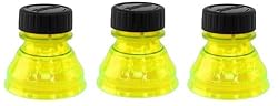 Three (3) Yellow - Snap Capps - Reclosable Can Tops (Turns Almost Any Can into a Bottle!) Save Money Buy Cans over Bottles! Snap Capp - NO MORE Flat Drinks