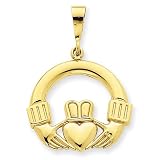 14k Claddagh Pendant
