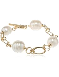 Majorica White Baroque Pearl New Classics Bracelet, 7"