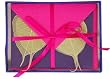 Handmade Paper Leaf Notecards in assorted colors - Made By Survivors