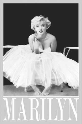 Empire 265364 Marilyn Monroe - Ballet Dress, Film Kino Movie Poster ca. 91,5 x 61 cm