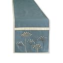 Lush Decor Camille Runner, 72-Inch by 14-Inch, Blue