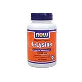 Now Foods L-lysine 1000mg, 100 Tablets (Pack of 2)